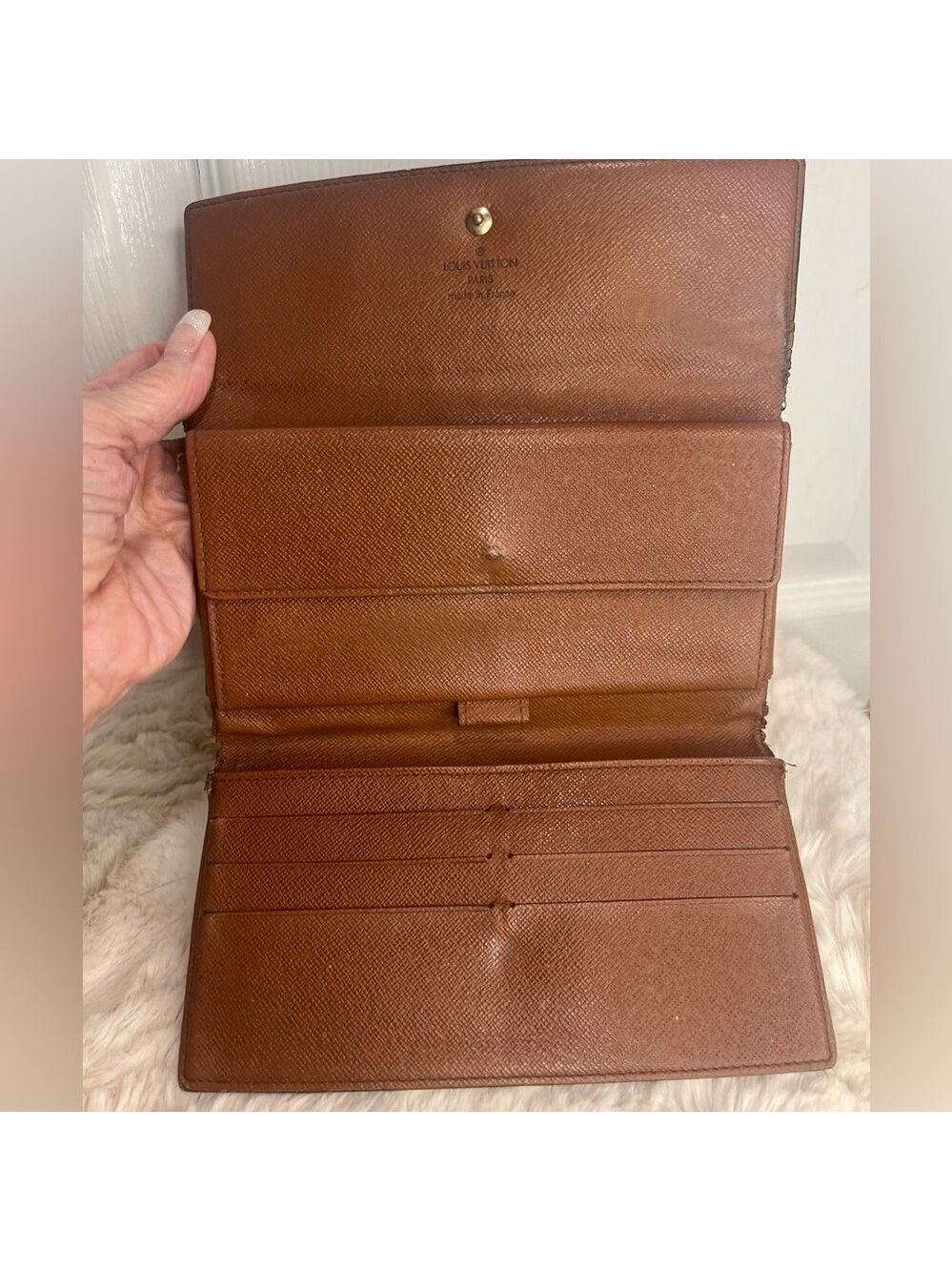 LOUIS VUITTON MONOGRAM PORTE TRESOR INTERNATIONAL WALLET - Picture 10 of 15